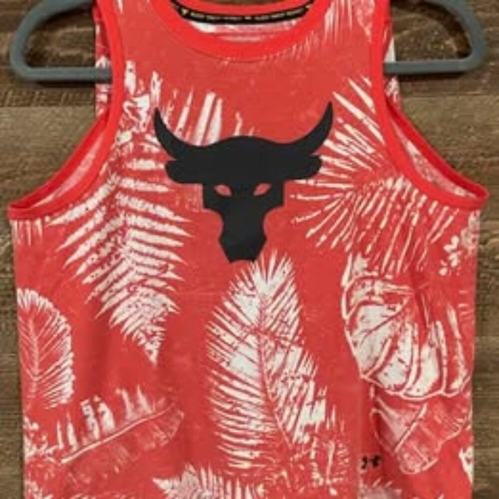 Under Armour Women's Project Rock Aloha Camo Tank Top, SIze XS